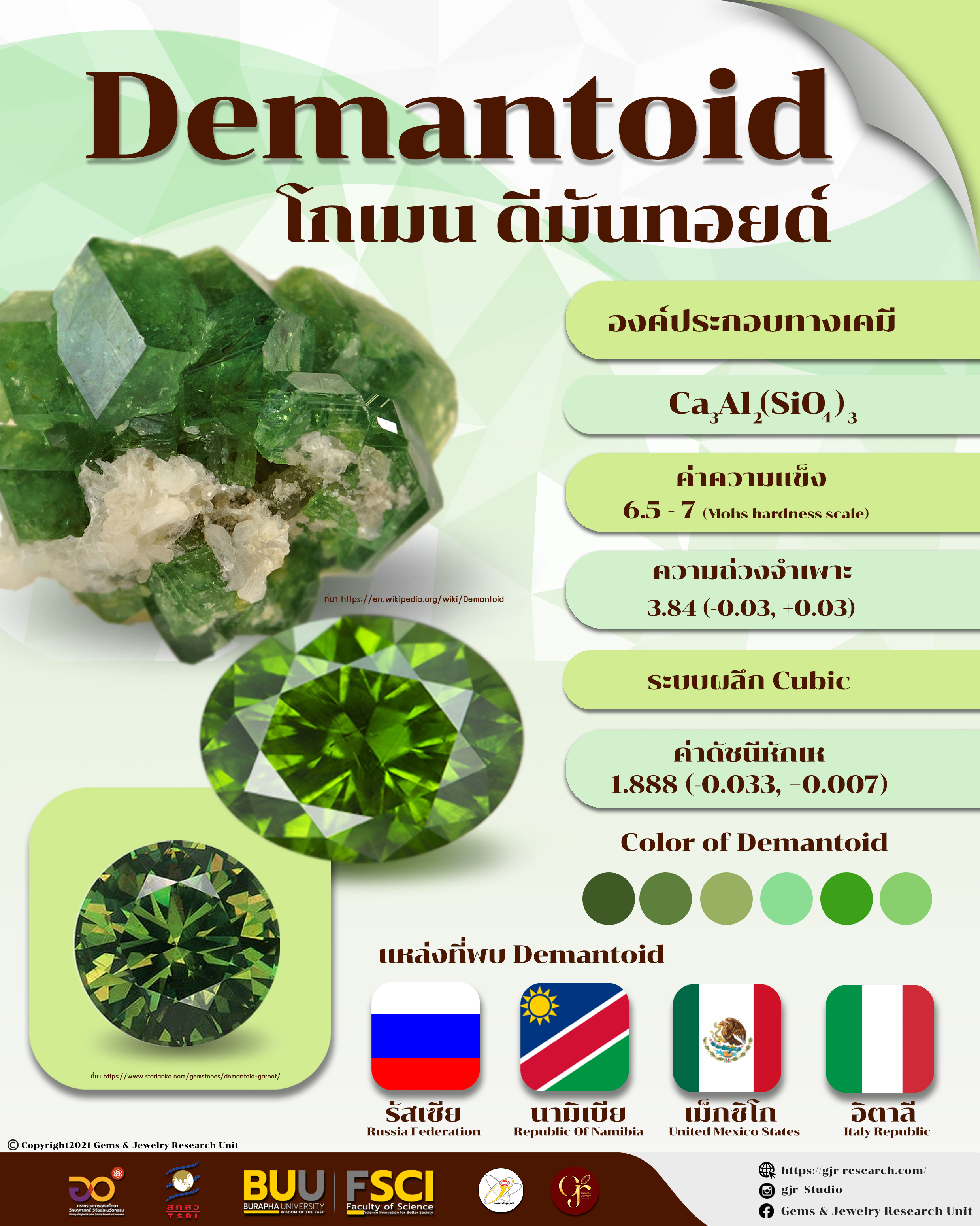 ดีมันทอยด์ (Demantoid)