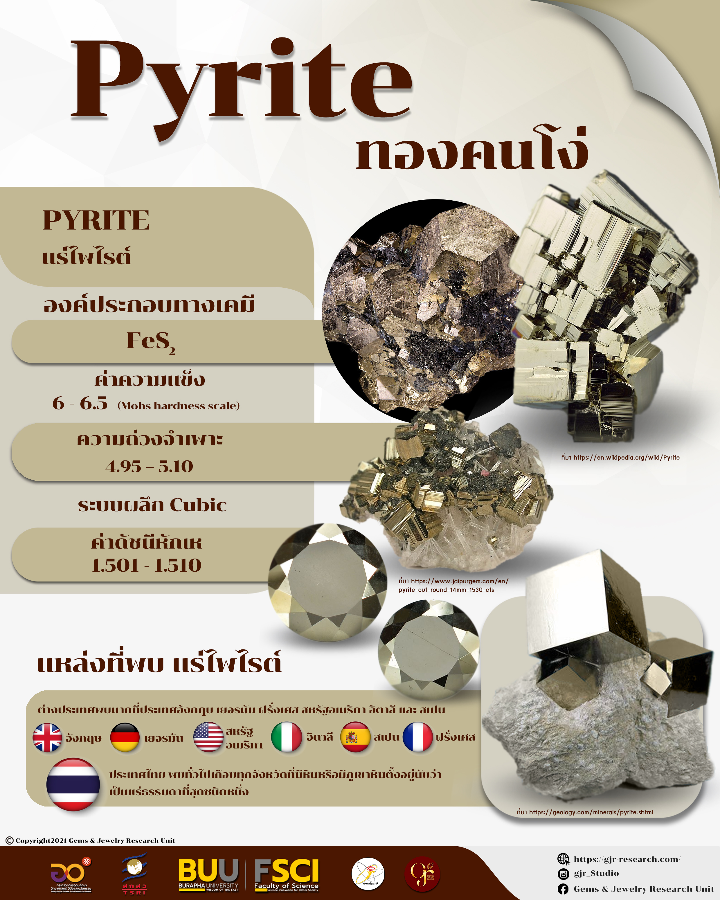 ไพไรต์ (Pyrite)